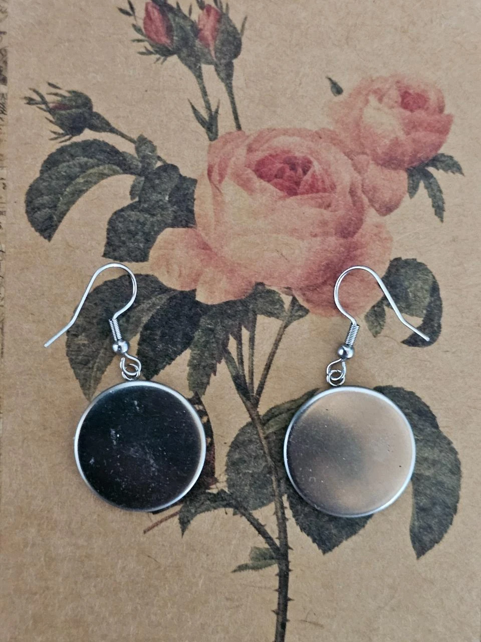 🌻Earrings with a Real Dried Flower Inclusion 🌻 – photo 6